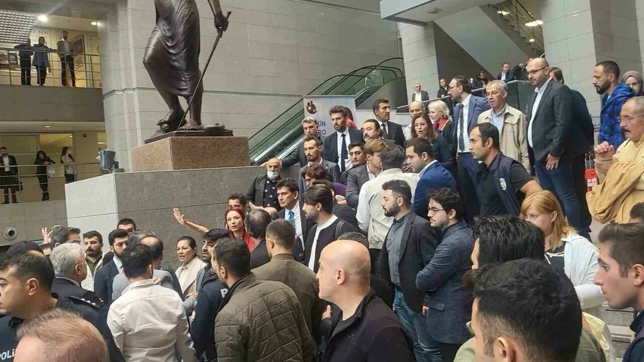 Çağlayan adliyesinde X-ray gerginliği