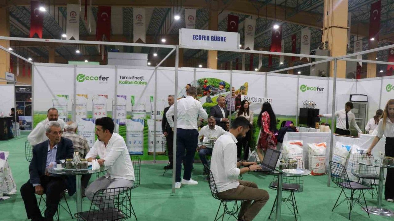 Ecofer Gübre’nin organik ürünleri Ceviz ve Badem Fuarında büyük ilgi gördü