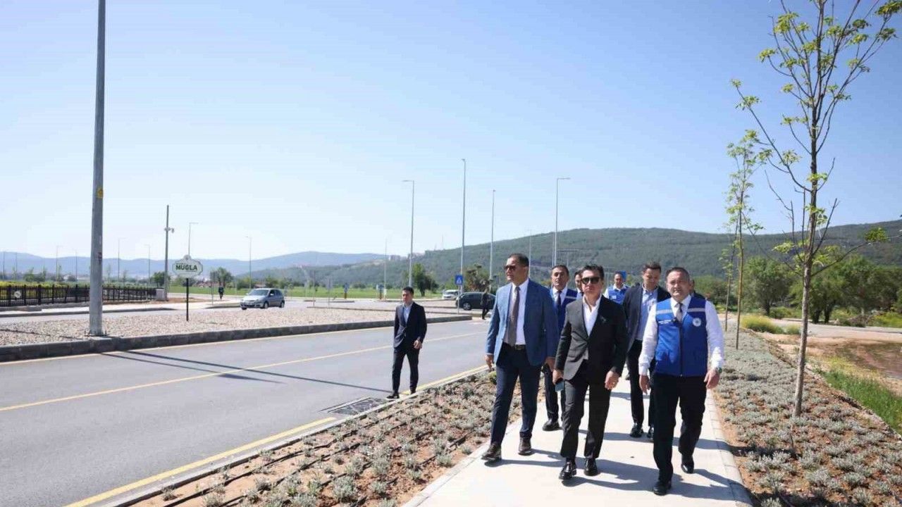 Başkan Aras, tamamlanan yol çalışmalarını inceledi