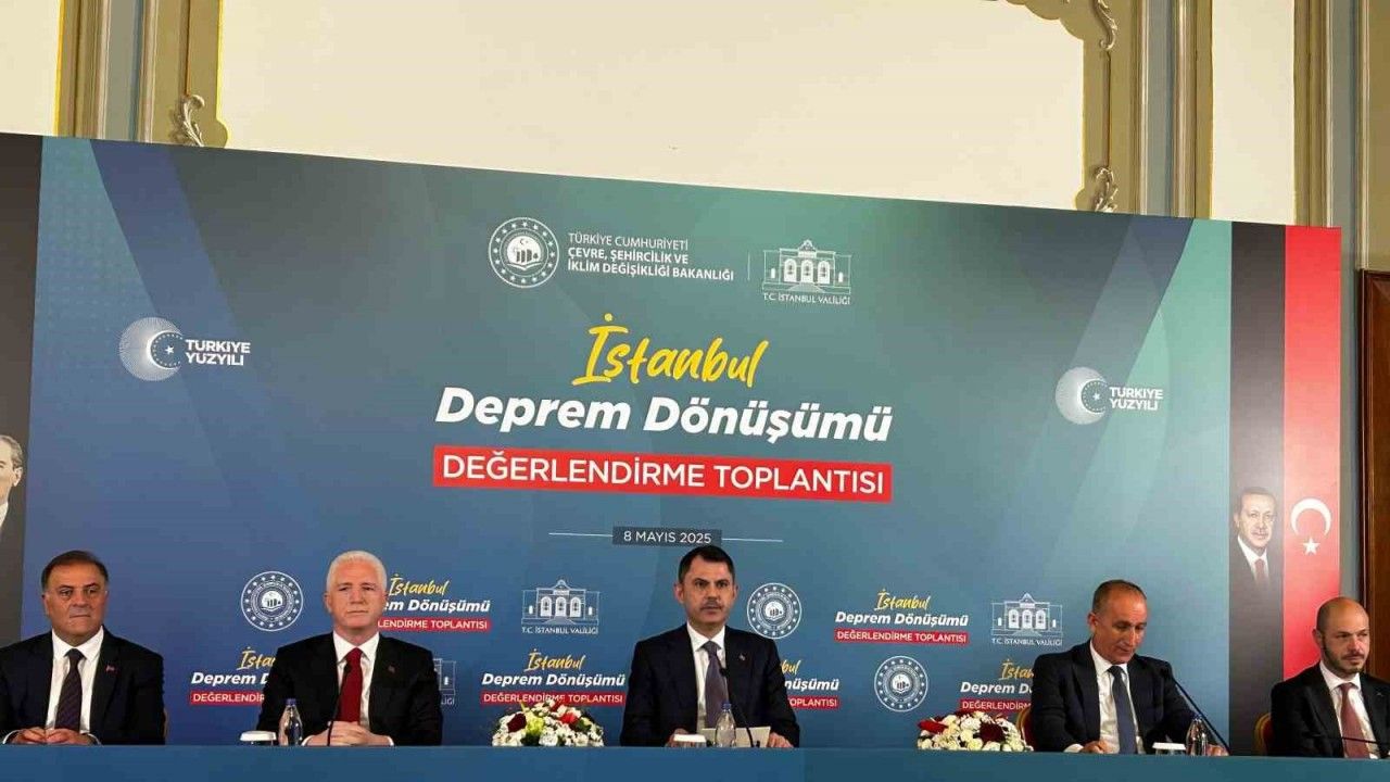 Çevre Şehircilik ve İklim Değişikliği Bakanı Kurum: "İstanbul’da acil dönüşmesi gereken 600 bin konut var"