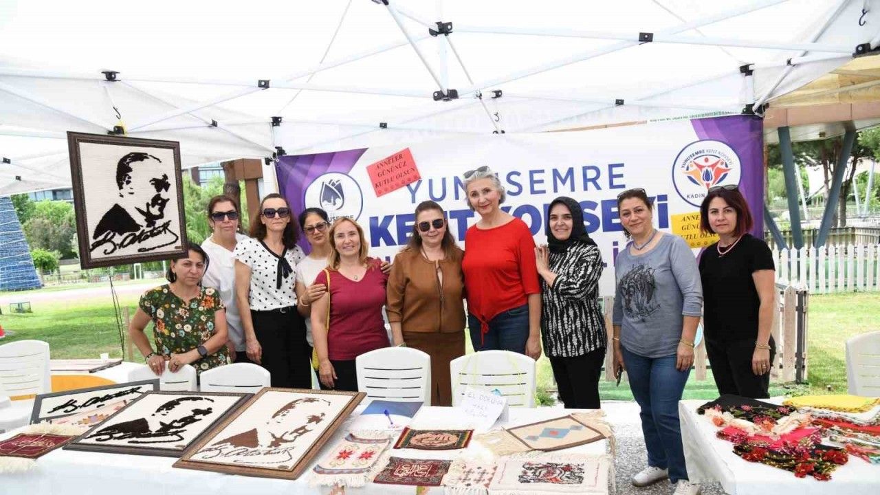 El emeği göz nuru ürünler Atatürk Kent Parkı’nda satışta