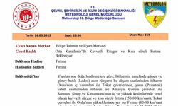 Samsun ve çevresine fırtına uyarısı