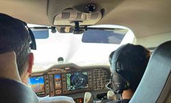 23 Nisan’da pilot koltuğuna geçen çocuklar Ankara semalarında uçtu