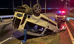 Ağrı’da Trafik Kazası: Kamyonet devrildi, 2 yaralı