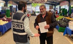 Gönen’de polisten bilgilendirme çalışması