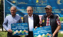 Uşak’ta çiftçilere destek