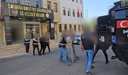 Batman merkezli suç örgütüne yönelik operasyonda 9 tutuklama