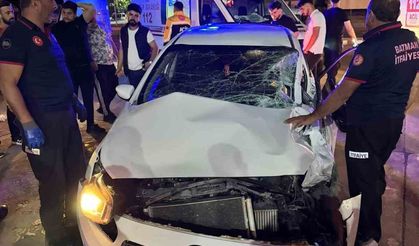 Batman’da otomobil tırla çarpıştı: 3 yaralı