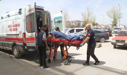 Çapa motoruna ayağını kaptıran çiftçi yaralandı