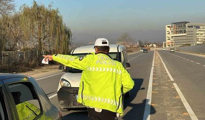 Düzce’de 240 araç trafik men edildi