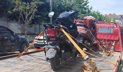 Gönen’de plakasız motosikletlere yönelik denetimler sıklaştırıldı