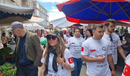 Hayme Ana’nın kabrinin bulunduğu köyden Domaniç’e Gençlik Yürüyüşü