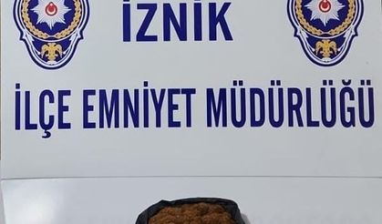 İznik’te polis ekiplerinin durdurduğu araçtan uyuşturucu çıktı