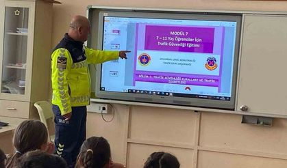 Kırklareli’nde öğrencilere trafik eğitimi