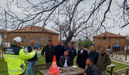 Kırklareli’nde traktör sürücüleri bilgilendirildi