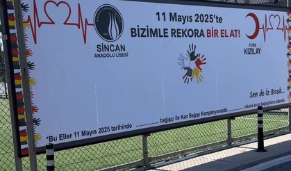 Liseli gençlerden kan bağışı rekoru