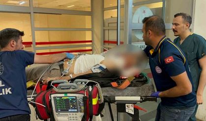 Motosiklet bariyerlere çarptı: 1 ağır yaralı