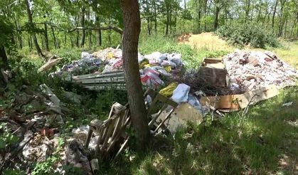 Şile’de ormanlık alanlar çöpten geçilmiyor