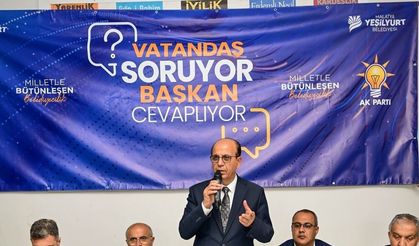 Tecde Mahallesi’nde "Vatandaş soruyor, başkan cevaplıyor" toplantısı