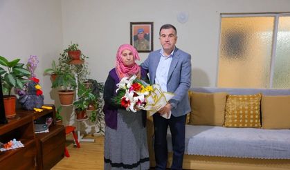 Vali Eldivan, şehit annesi ve Kıbrıs Gazisini ziyaret etti