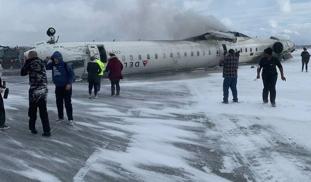 Delta Havayolları, Kanada’daki Kazada Yolculara 30 Bin Dolar Ödeme Teklif Etti