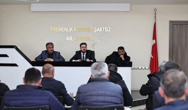 Başkanlar tütün üreticileriyle bir araya geldi