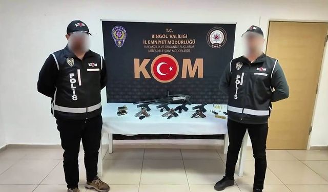 Bingöl’de ruhsatsız silah operasyonu: 4 şüpheli tutuklandı