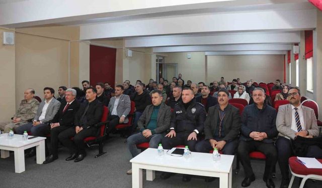 Genç’te öğrencilerin güvenliği için işbirliği toplantısı gerçekleştirildi