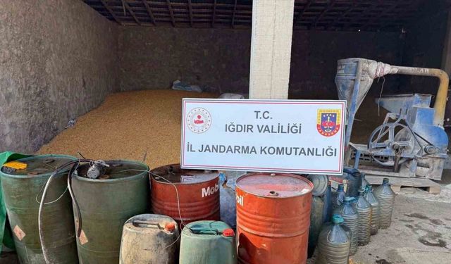 Iğdır’da 3 bin 200 litre kaçak akaryakıt ele geçirildi