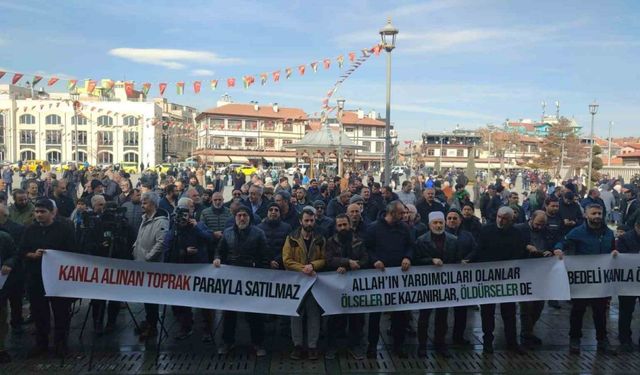 Konya Sivil Toplum Kuruluşları Platformundan Gazze tepkisi
