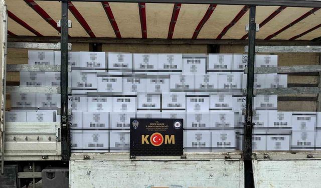 Konya’da milyonlarca liralık kaçakçılık operasyonu