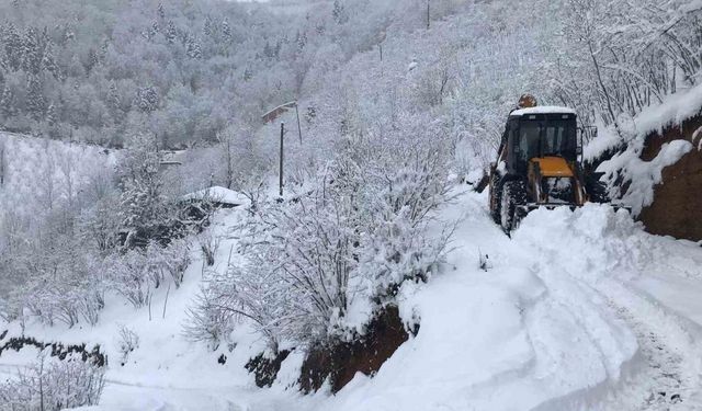 Ordu’da bir günde 4 bin 157 kilometre yol ulaşıma açıldı