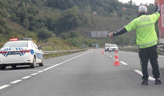 Ordu’da bir haftada yaklaşık 13 bin araç ve sürücüsü denetlendi