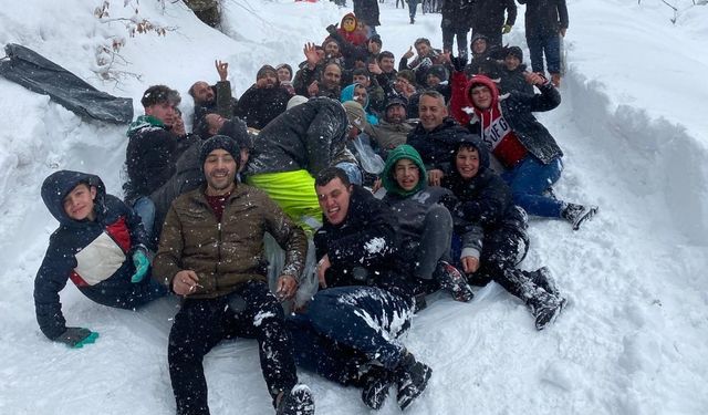 Ordu’da kış, eğlenceye dönüştü