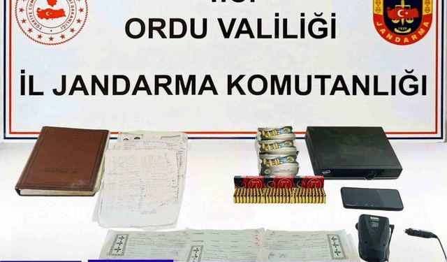 Ordu’da tefecilik operasyonunda 1 tutuklama