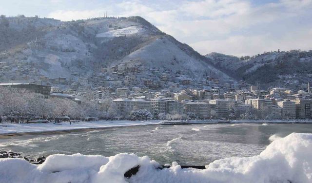 Ordu’dan kartpostallık kar manzaraları