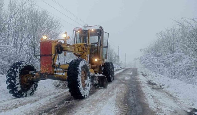 Ordu’nun 19 ilçesinde eğitime kar engeli