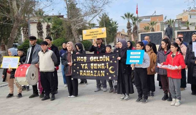 Sarayköylü minikler Ramazan ayını coşkuyla karşıladı