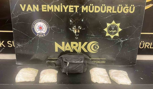 Van’da 7 kilo 415 gram metamfetamin ele geçirildi