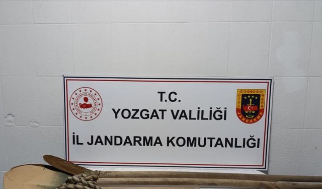 Yerköy’de kaçak kazıya suçüstü