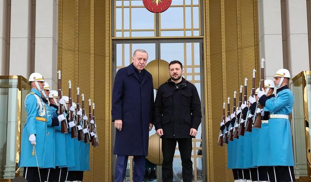 Cumhurbaşkanı Erdoğan, Ukrayna Devlet Başkanı Zelenskiy ile Beştepe’de Görüştü