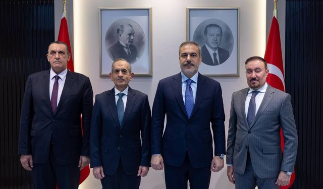 Dışişleri Bakanı Hakan Fidan, Irak Türkmen Cephesi Başkanı Hasan Turan’ı Kabul Etti