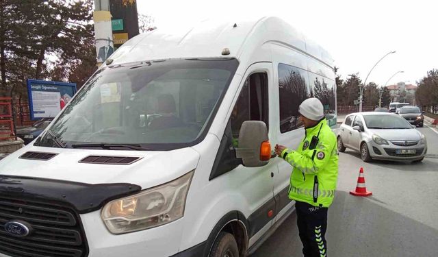 Ağrı’da okul servisi denetimleri gerçekleştirildi