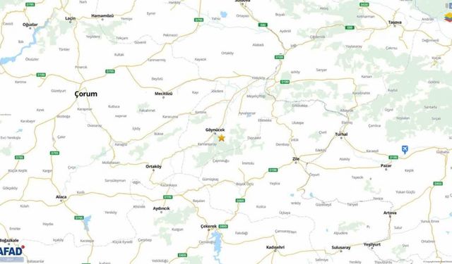 Amasya’da 3.1 büyüklüğünde deprem