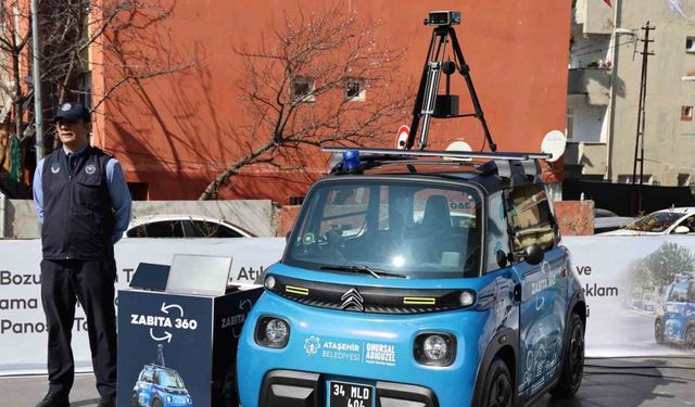 Ataşehir’de şehir denetimine yapay zeka dokunuşu: ’Zabıta360’ yollara çıktı