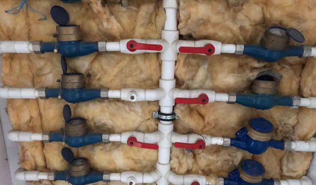 Aydıntepe’de vatandaşlar sayaç ve su borusu donma riskine karşı uyarıldı