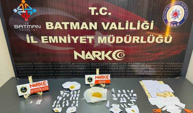 Batman’da uyuşturucu operasyonu: 3 kişi tutuklandı