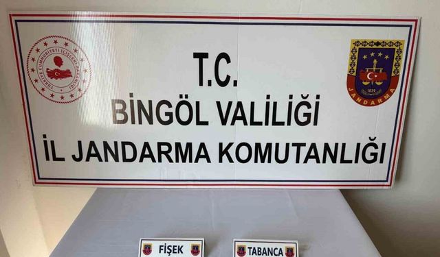 Bingöl’de ruhsatsız silah ve uyuşturucu madde ele geçirildi