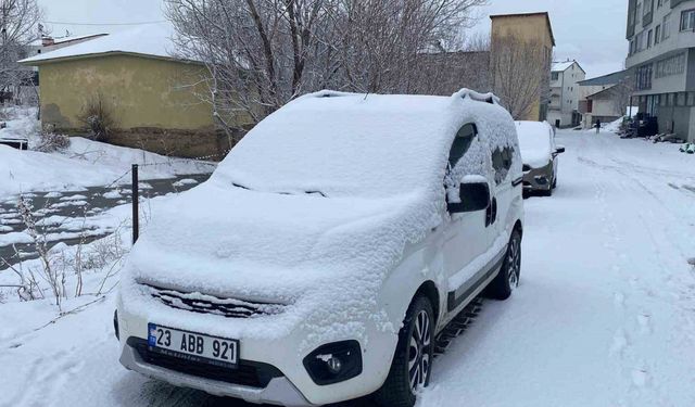 Bir hafta önce bahar temizliği yapılan ilçe kara teslim oldu