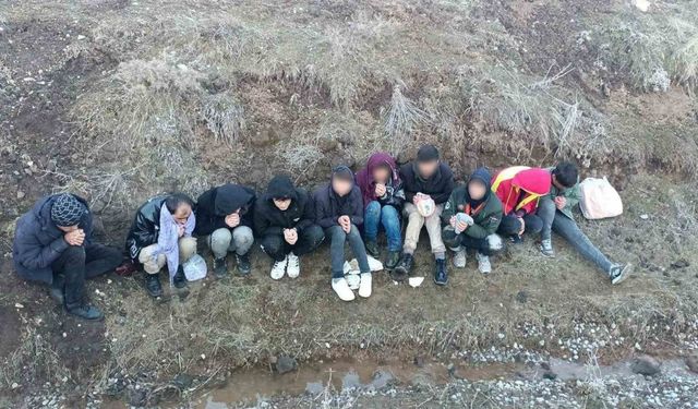 Bitlis’te 10 düzensiz göçmen yakalandı